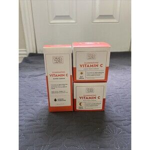Dead Sea Collection Vitamin C Anti-Aging Serum, Day & Night Cream Set (1.69 oz)